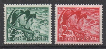 Michel Nr. 684y - 685, Volksabstimmung postfrisch.